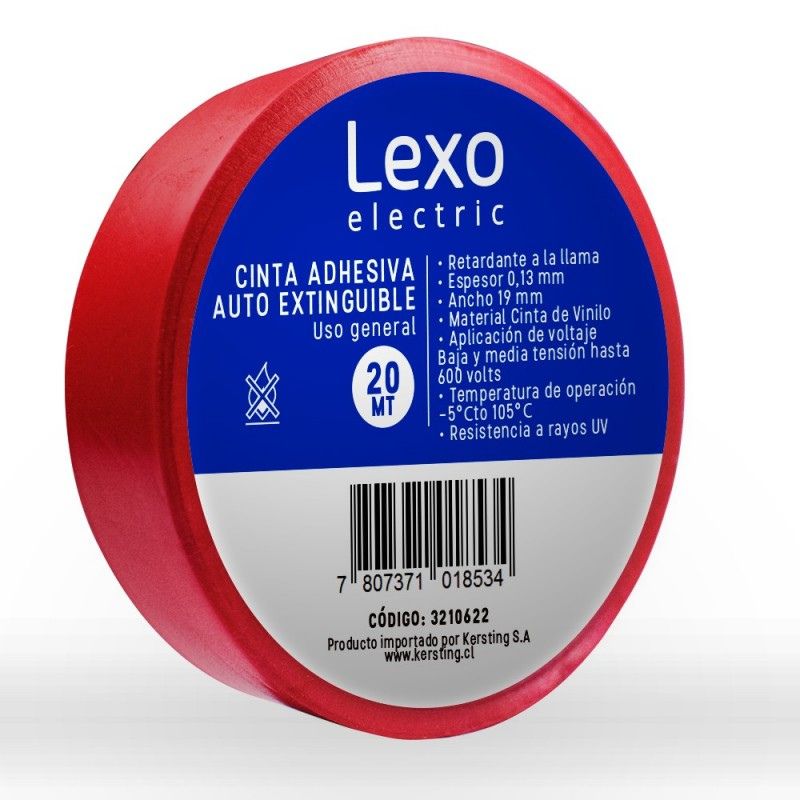 xr:d:DAFfJ2ypMbA:42,j:2619822540,t:23041222 Cinta aislante PVC roja 19mm, 20mts - Image 1