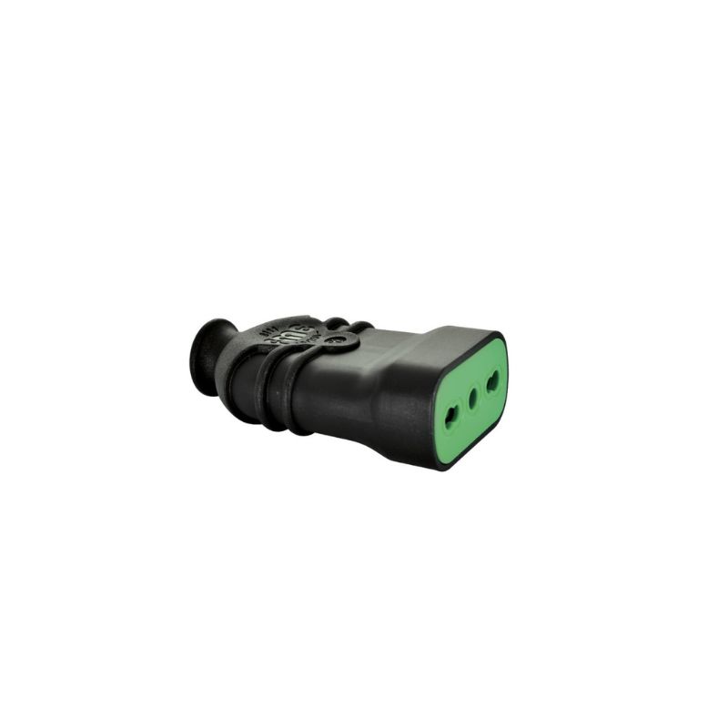 xr:d:DAFfJ2ypMbA:59,j:2734976987,t:23041416 Enchufe volante hembra 16A, 250V, 2P+T, negro - Image 1