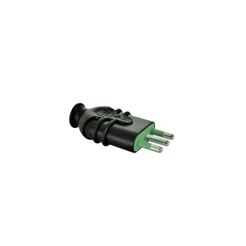 xr:d:DAFfJ2ypMbA:59,j:2734976987,t:23041416 Enchufe volante macho 16A, 250V, 2P+T, negro - Image 1