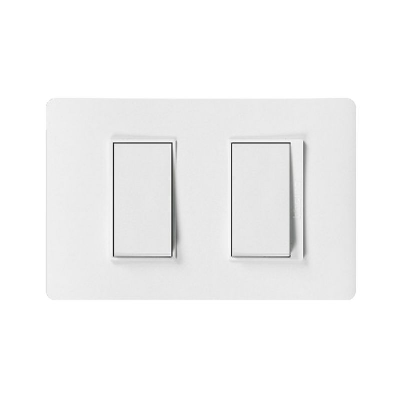 xr:d:DAFfJ2ypMbA:55,j:2673071369,t:23041317 Interruptor doble (9/15) 10A . Bticino Luzica ref. PU1200 - Image 1